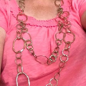 Chicos brand gold tone necklace!